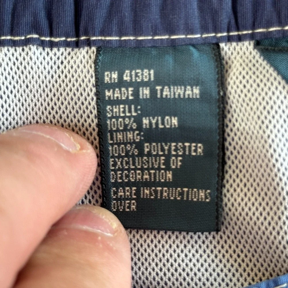 POLO RALPH LAUREN Board Short XXL Blue cargo Swim pocket vtg‎ 90s y2k pony
